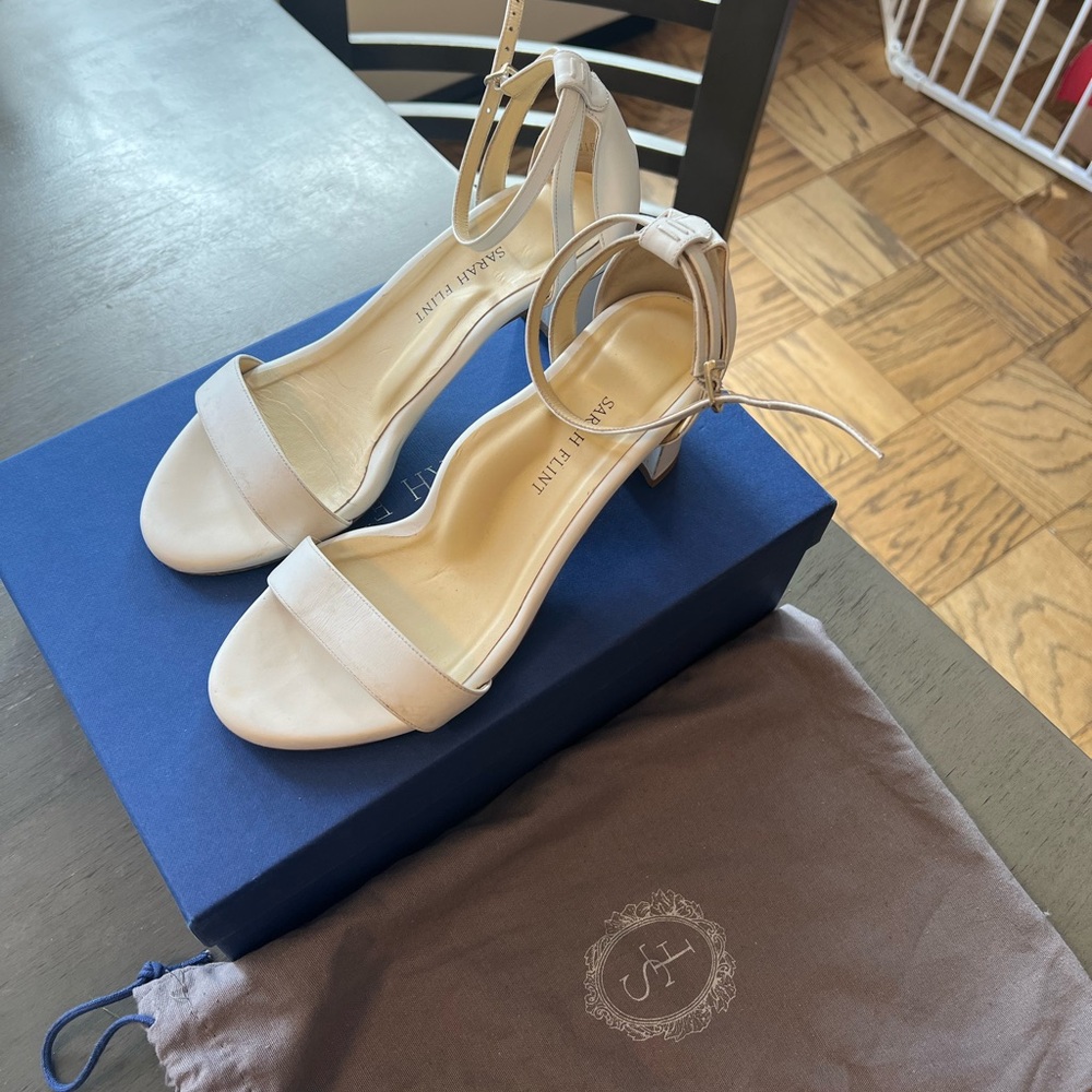 Sarah Flint - Perfect Block Sandal 60. Size 8 US (IT 38) only worn for 2 nights!